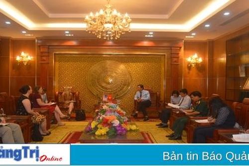 Phó Chủ tịch UBND tỉnh Hoàng Nam tiếp, làm việc với đoàn công tác Bộ Ngoại giao Hoa Kỳ