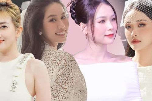 Hội cô dâu V-Biz 2023: Hai mỹ nhân 'Đảo Độc Đắc' không hẹn mà cùng lên xe hoa