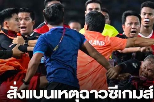 Thái Lan 'treo giò' 5 thành viên tuyển U22 ẩu đả tại chung kết SEA Games