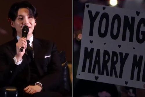 Suga BTS cuối cùng cũng tỏ rõ thái độ với lời cầu hôn
