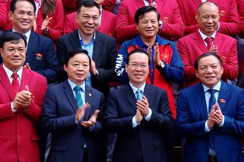 Gặp mặt các vận động viên, huấn luyện viên đoạt Huy chương Vàng tiêu biểu của Đoàn thể thao Việt Nam tại SEA Games 32