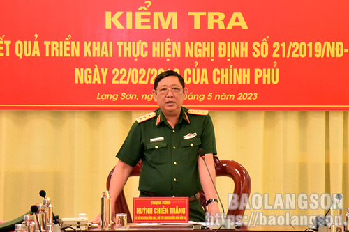 Lạng Sơn: Thực hiện tốt nhiệm vụ xây dựng khu vực phòng thủ