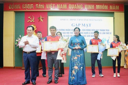 Thái Nguyên tuyên dương HLV, VĐV xuất sắc tại tại SEA Games 32