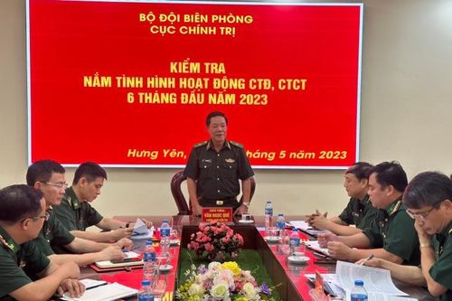 Kiểm tra, nắm tình hình hoạt động công tác Đảng, công tác chính trị tại Đoàn Đặc nhiệm phòng, chống ma túy và tội phạm miền Bắc