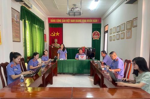 VKSND TP Ngã Bảy (tỉnh Hậu Giang) sơ kết công tác kiểm sát 6 tháng đầu năm 2023