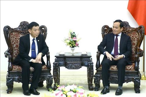 Phó Thủ tướng Chính phủ Trần Lưu Quang tiếp Bộ trưởng Bộ Nội vụ Lào Thongchanh Manixay