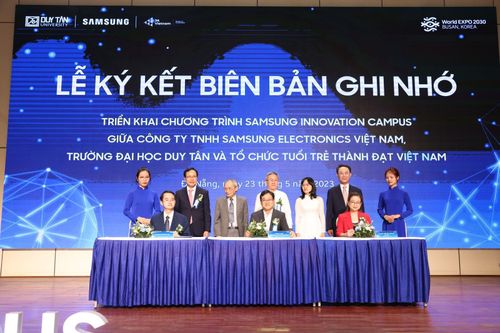 Triển khai dự án Samsung Innovation Campus 2022-2023 tại Trường Đại học Duy Tân