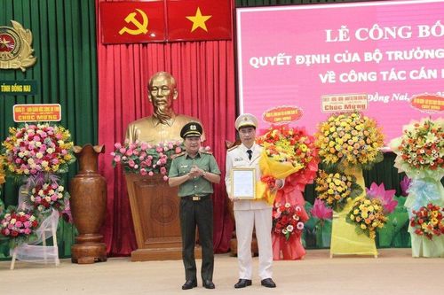Thượng tá Nguyễn Mạnh Toàn làm Phó Giám đốc Công an tỉnh Đồng Nai