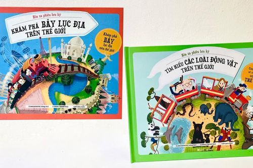 Khám phá thế giới bằng sách bản đồ lật mở