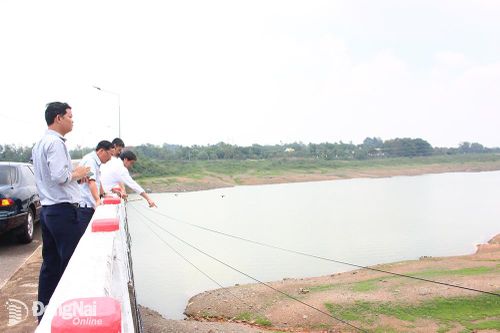 Mưa nhiều những ngày gần đây, lượng nước về hồ Trị An tăng