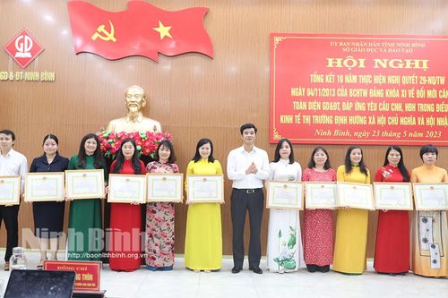 Sở Giáo dục và Đào tạo tổng kết 10 năm thực hiện Nghị quyết số 29-NQ/TW