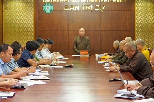 Ban Tổ chức Đại lễ Phật đản GHPGVN TP.HCM họp liên ngành về công tác trật tự, an toàn giao thông