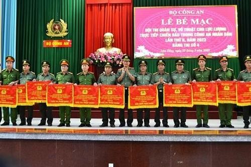 Công an tỉnh Lâm Đồng giải Nhất toàn đoàn hội thi quân sự, võ thuật