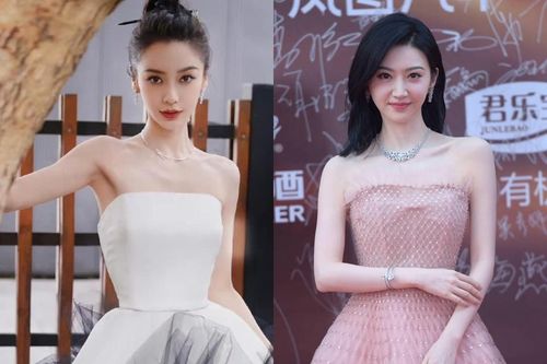 Người đẹp Hoa ngữ khoe vai gầy với váy cúp ngực
