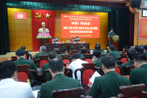 Xây dựng Thông tư của Bộ Quốc phòng về thi đua, khen thưởng