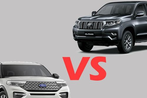 Ford Explorer 2023 và Toyota Land Cruiser Prado 2023: Mẫu xe SUV nào đáng chọn?