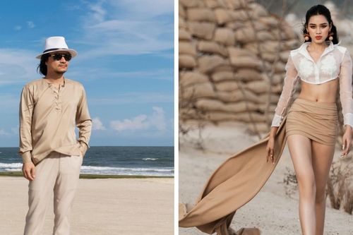 Sàn diễn bên bờ biển độc đáo của show thời trang Rhythm Resort 2023
