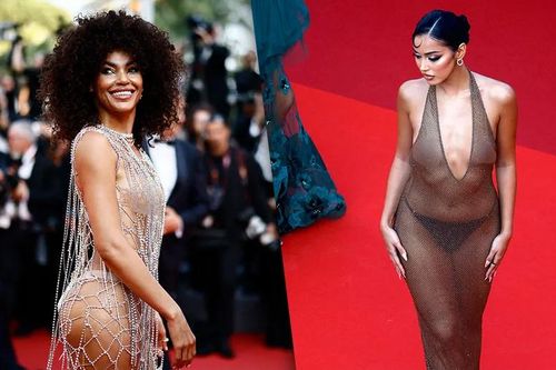 Hai người đẹp bị chỉ trích dữ dội vì mặc quá lố ở thảm đỏ Cannes