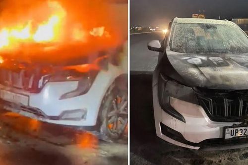 Tài xế 'méo mặt' vì xe SUV mới mua 6 tháng bất ngờ bốc cháy trên cao tốc