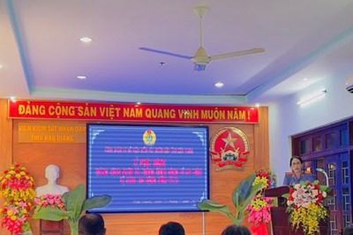 Công đoàn cơ sở VKSND tỉnh Hậu Giang tổ chức Lễ phát động 'Tháng công nhân'
