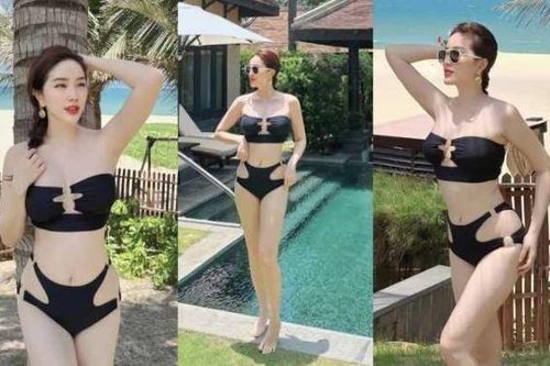 'Gái một con' Bảo Thy diện bikini khoe body, dân mạng ùa vào xuýt xoa