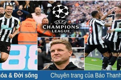 Nhạc hiệu Champions League trở lại với St James Park, nhưng nó khác xưa lắm rồi