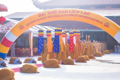 Long An: Đại giới đàn Liễu Lạc tấn đàn truyền giới Tỳ-kheo, Tỳ-kheo-ni