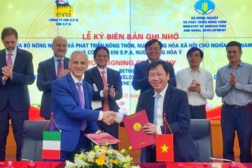 Bộ NN&PTNT hợp tác với tập đoàn lớn nhất Italy về giảm carbon nông nghiệp