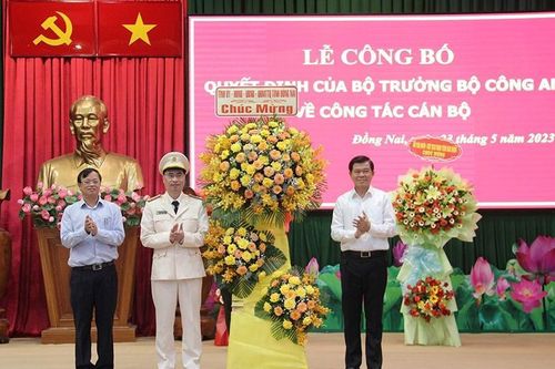 Thượng tá Nguyễn Mạnh Toàn làm Phó Giám đốc Công an tỉnh Đồng Nai