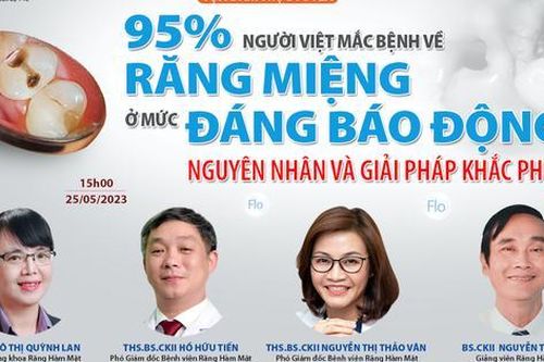 Tọa đàm: 95% người Việt mắc bệnh về răng miệng ở mức đáng báo động, nguyên nhân và giải pháp khắc phục