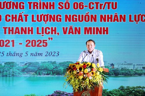Xây dựng văn hóa, con người Hà Nội tạo động lực cho sự phát triển đất nước