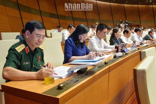 Quốc hội thảo luận tại tổ về báo cáo kinh tế-xã hội