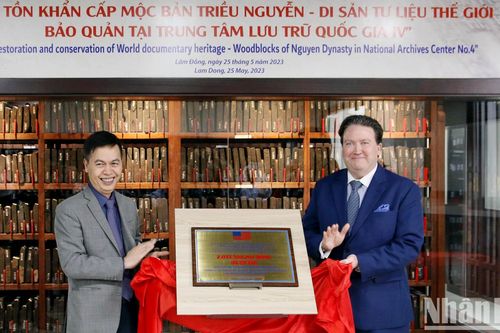 Mộc bản triều Nguyễn là tài liệu tin cậy quý giá cho nghiên cứu lịch sử Việt Nam