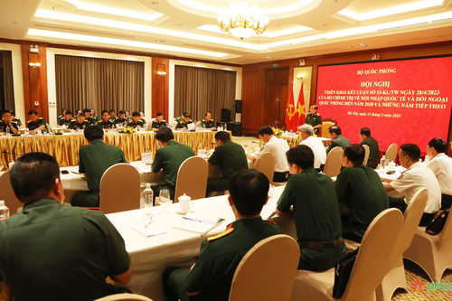 Triển khai kết luận của Bộ Chính trị về hội nhập quốc tế và đối ngoại quốc phòng