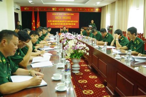 BĐBP Thái Bình: Sơ kết 5 năm thực hiện Nghị quyết số 24 của Bộ Chính trị về Chiến lược Quốc phòng Việt Nam