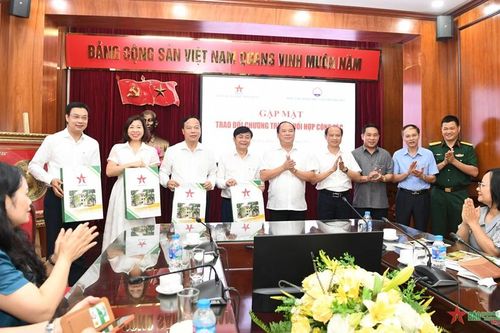 Báo Quân đội nhân dân với Học viện Báo chí và Tuyên truyền tăng cường hợp tác, gắn kết chặt chẽ