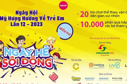 28/5: 'Ngày hè sôi động' của trẻ em TP.HCM
