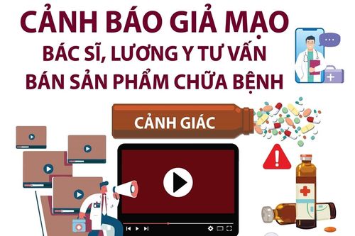 Cảnh báo giả mạo bác sĩ, lương y tư vấn bán sản phẩm chữa bệnh