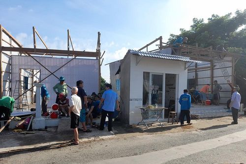 Xảy ra sạt lở ở Chợ Mới