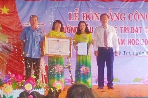 Trường Mẫu giáo Lê Trì đạt chuẩn quốc gia