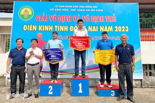 Giải vô địch và vô địch trẻ điền kinh tỉnh năm 2023: Huyện Cẩm Mỹ xếp hạng nhất toàn đoàn