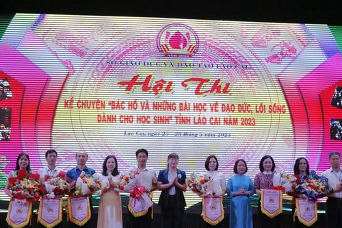 Khai mạc Hội thi kể chuyện 'Bác Hồ và những bài học về đạo đức, lối sống dành cho học sinh' tỉnh Lào Cai năm 2023