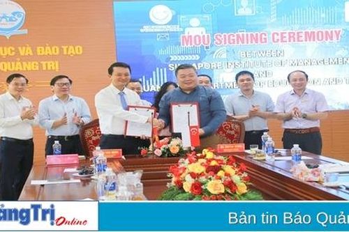 Quảng Trị đẩy mạnh hợp tác giáo dục với Singapore