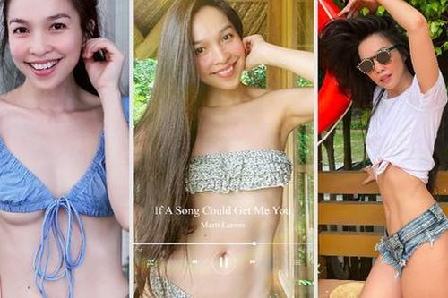 Học cách phối đồ đi biển như 'gái đôi mươi' của Hiền Thục