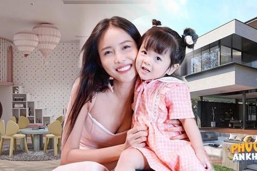 Chỉ muốn cưới khi con gái 5 tuổi, nàng Á Hậu xinh đẹp khoe biệt thự mới có phòng riêng cho ái nữ rộng như khu vui chơi