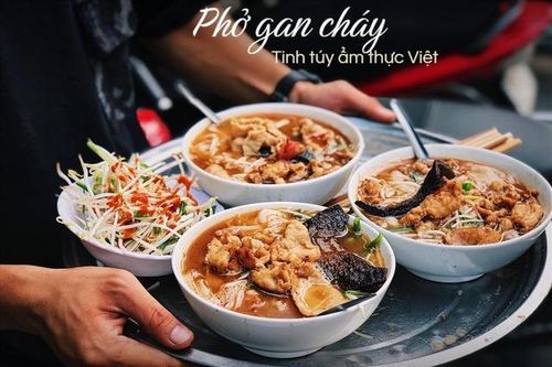 Món phở gan cháy, đặc sản 'độc lạ' ở Bắc Ninh