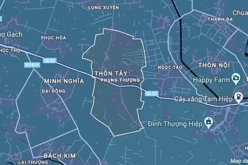 Huyện Phúc Thọ: Khởi điểm 16,6 triệu đồng/m2 đất đấu giá tại xã Phụng Thượng