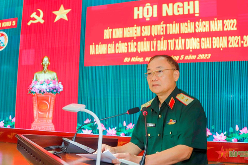 Quân khu 5: Hội nghị đánh giá công tác quản lý đầu tư xây dựng giai đoạn 2021-2025