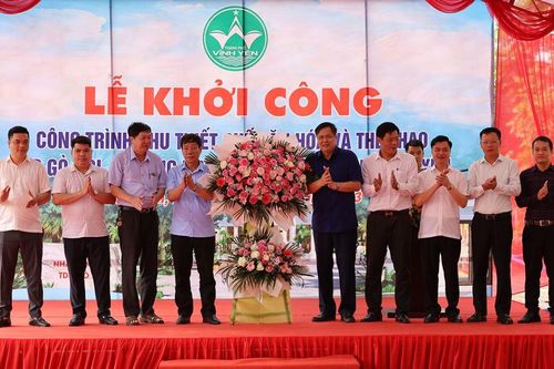 Người dân Vĩnh Yên có thêm Khu thiết chế văn hóa thể thao mới