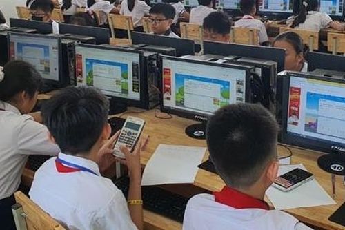 Sân chơi công nghệ Violympic giúp học sinh củng cố kiến thức Toán, Vật lý